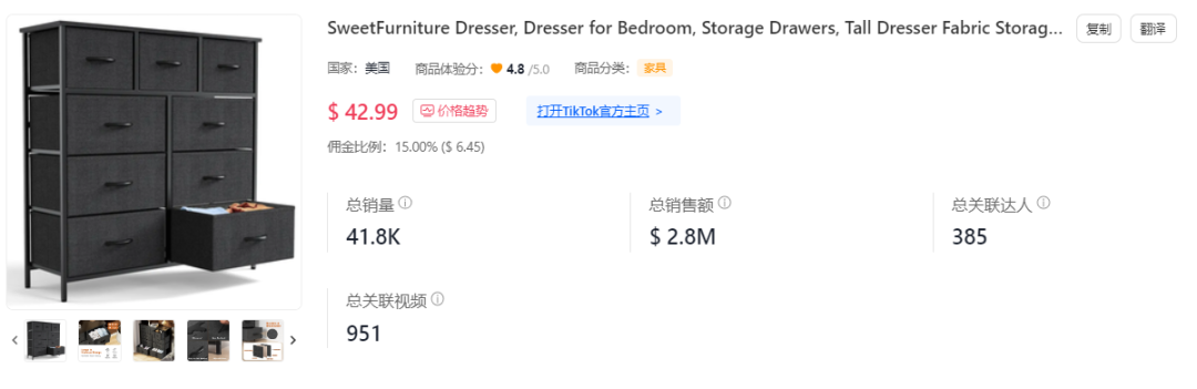 國内賣家單品爆賣34萬件！TikTok Shop美國小店(12.25-12.31)新榜
