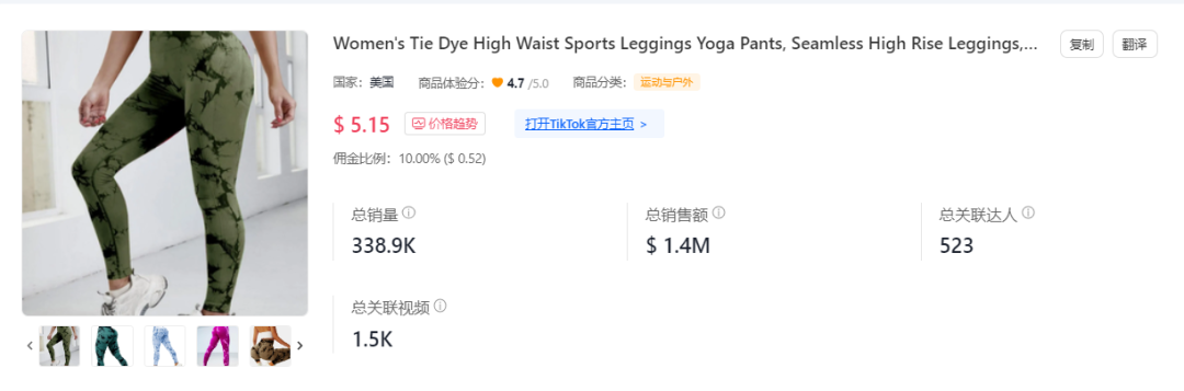國内賣家單品爆賣34萬件！TikTok Shop美國小店(12.25-12.31)新榜
