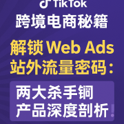 TikTok 跨境电商秘籍 | 解锁 Web Ads 站外流量
